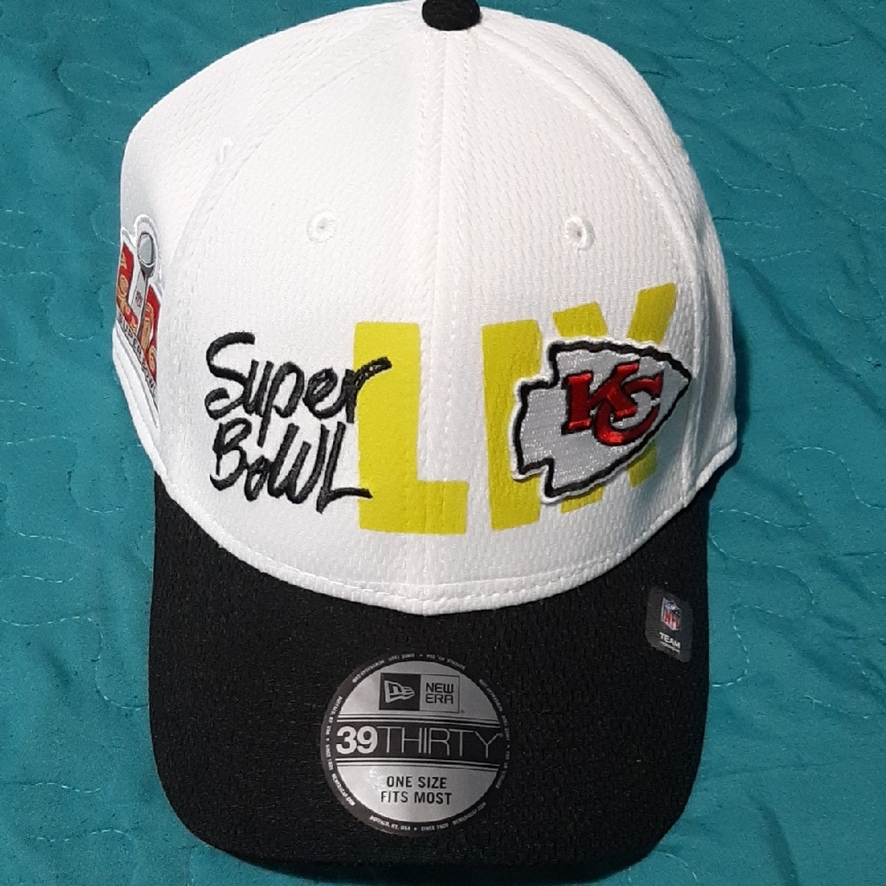 New Era White, Black & Yellow Kansas City Chiefs Super Bowl 39THIRTY Cap